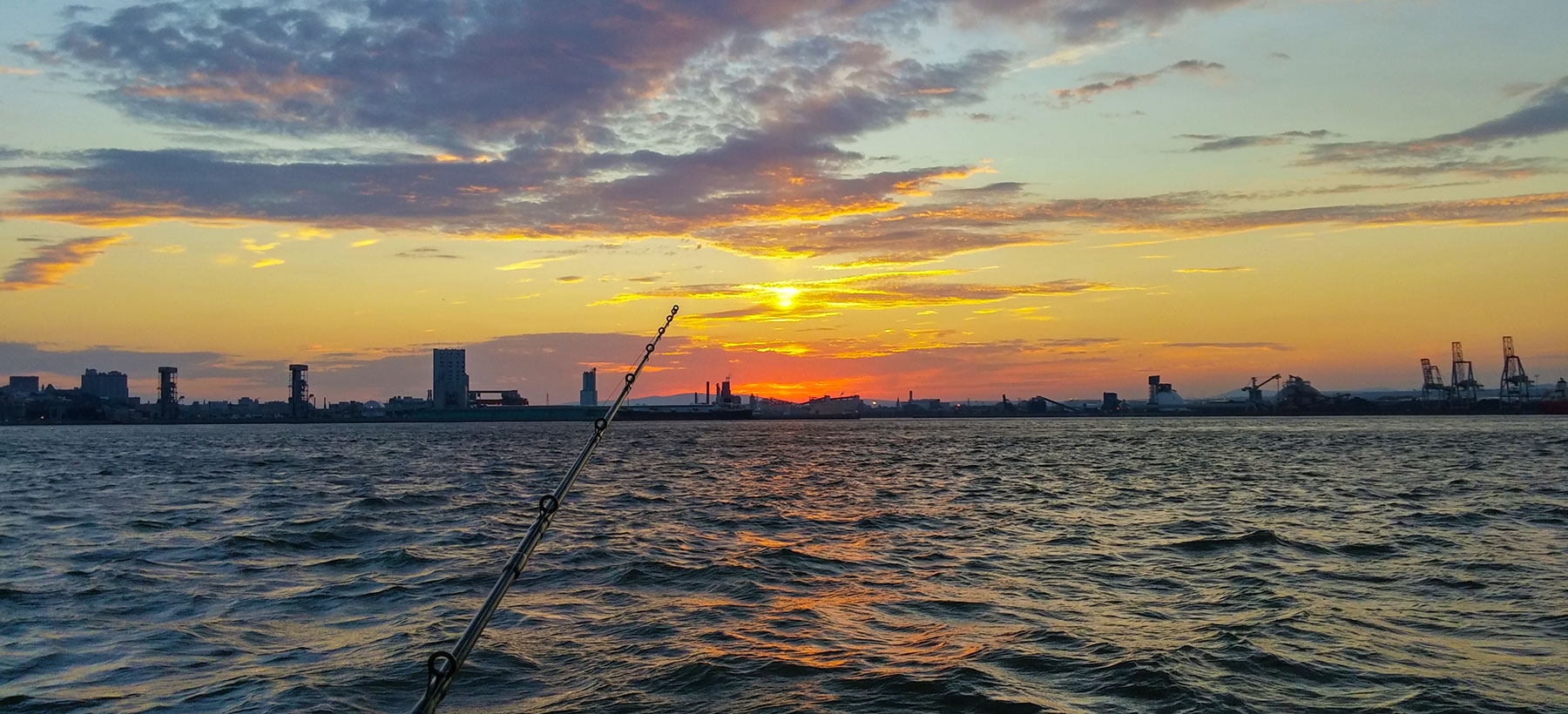La journée se termine avec un beau paysage